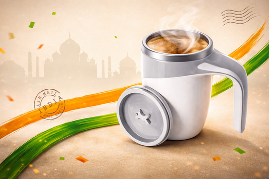 Automatic Self Stirring Coffee Mug | One-Touch Mixing | No Spoon Needed