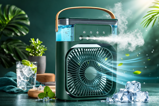 Portable Humidifier Air Cooler Mist Fan Mini Cooler for Home